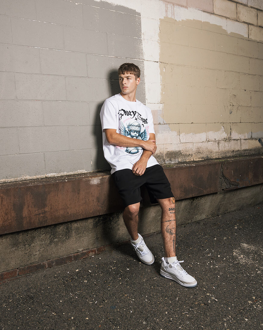Shop STREETZ IS WATCHIN Pray For Better Days Tee SIW5230-WHT white