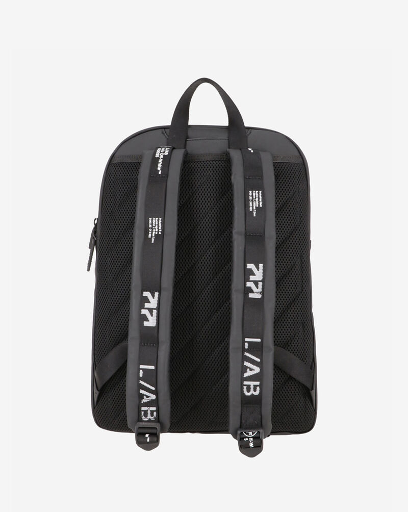 L/AB c/o Off-White L/AB Diagonal Tab Backpack LAB0021BLK Black 3