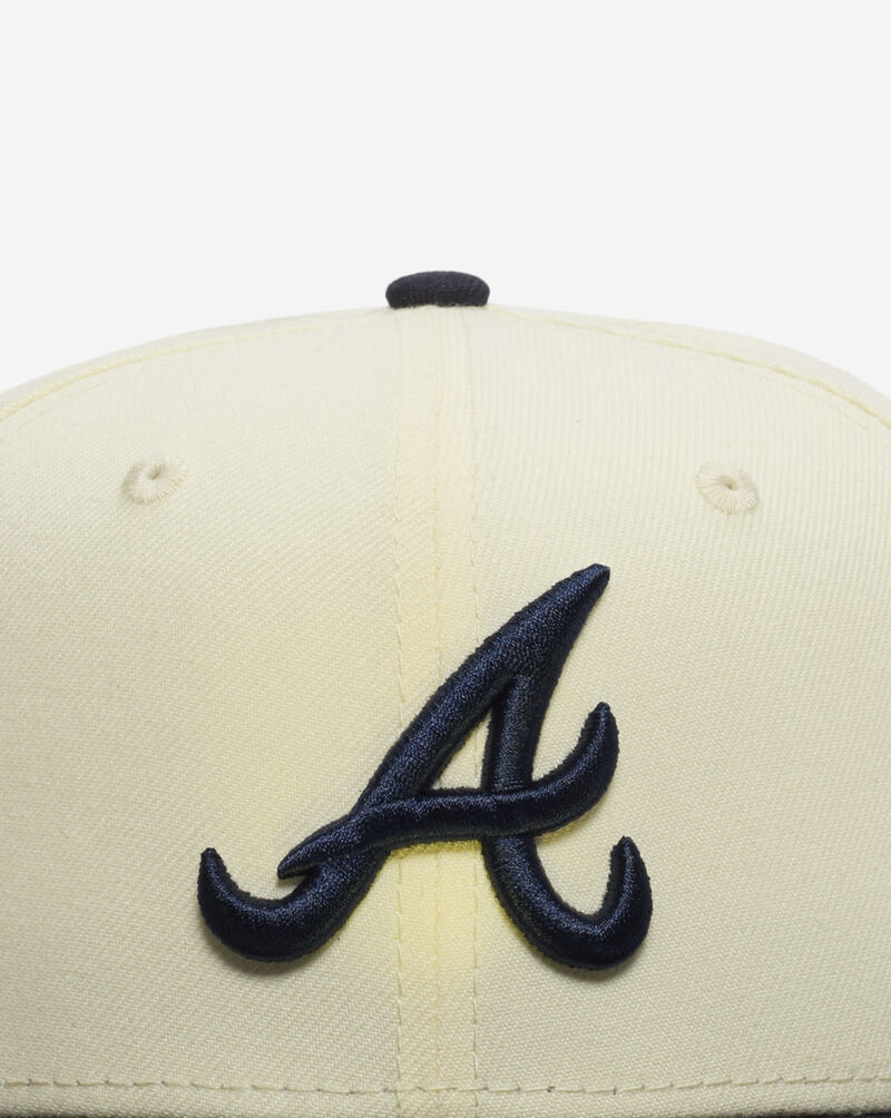 New Era 59Fifty Atlanta Braves Core Fitted Hat 60956056 cream 2