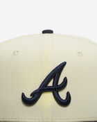 New Era 59Fifty Atlanta Braves Core Fitted Hat 60956056 cream 2