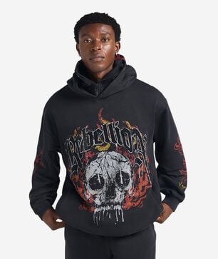 Flames Balaclava Hoodie