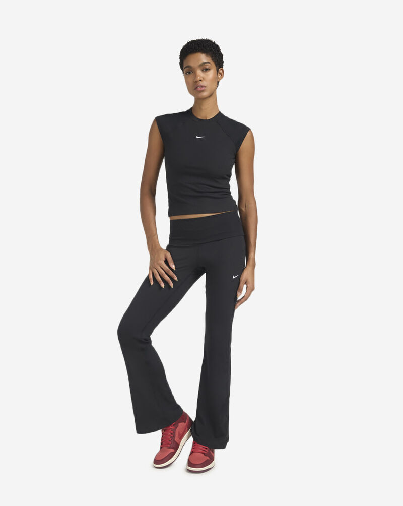 Nike NSW Chill Knit Tight Short-Sleeve Ribbed Top IF0242-011 Black 4
