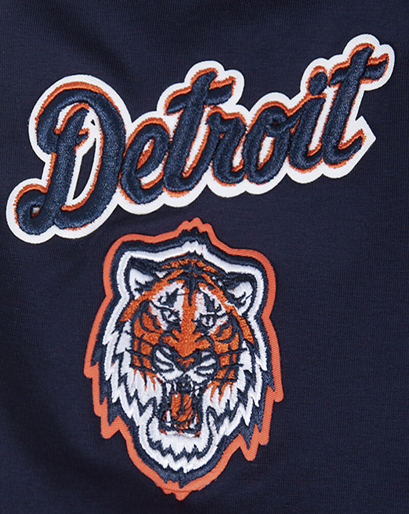 PRO STANDARD Detroit Tigers Mash Up Boxy Tee LDTA34502-MDN Blue 4