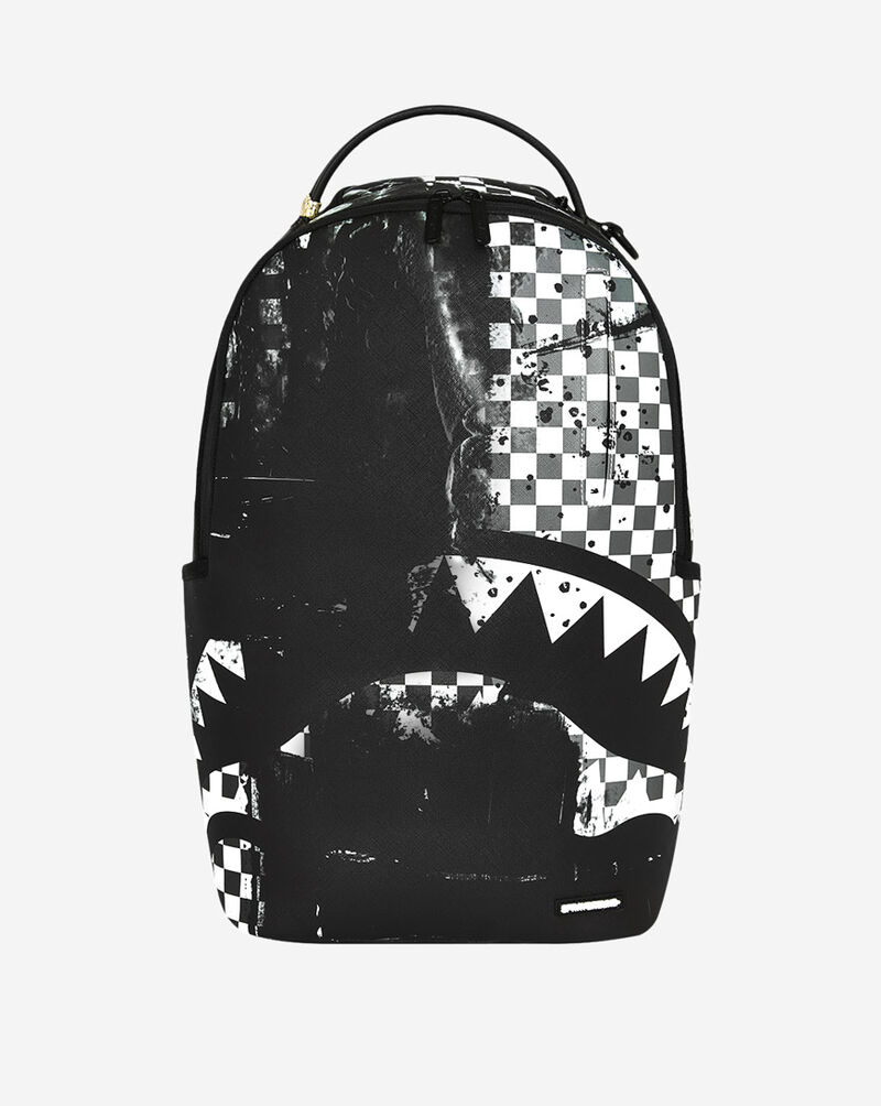 Sprayground Painted Over Check Backpack B8677 Multi 1