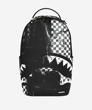 Painted Over Check Backpack
