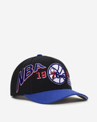 Mitchell  Ness Philadelphia 76ers Pro Crown Championship Snapback Hat HP14988-P76BKBL Black 1