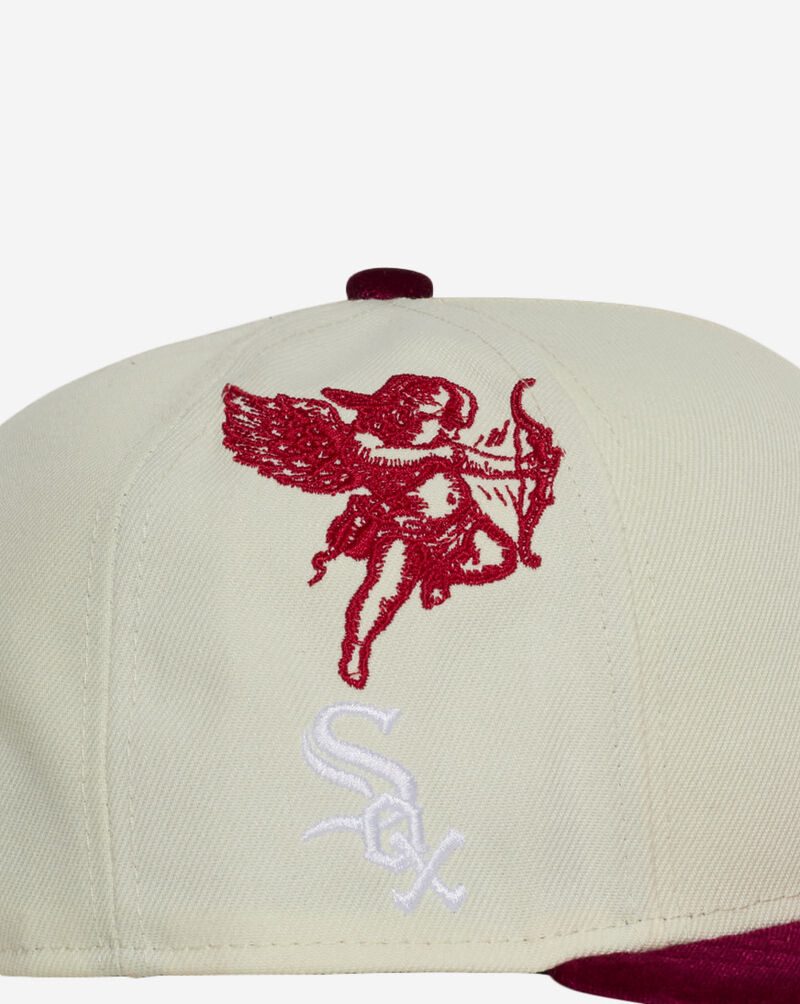 New Era 59Fifty Chicago White Sox V-Day Fitted Hat 60876423 White 4