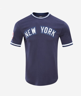 New York Yankees Short Sleeve Classic Chenille Double Knit  