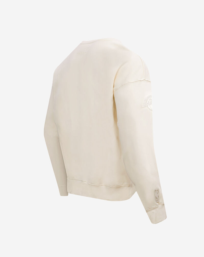 PRO STANDARD neutral drop shoulder fleece crewneck eggshell BLL557340-EGG cream 3