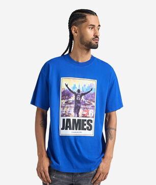 LeBron James Philadelphia 76ers Royal King Arrived T-Shirt