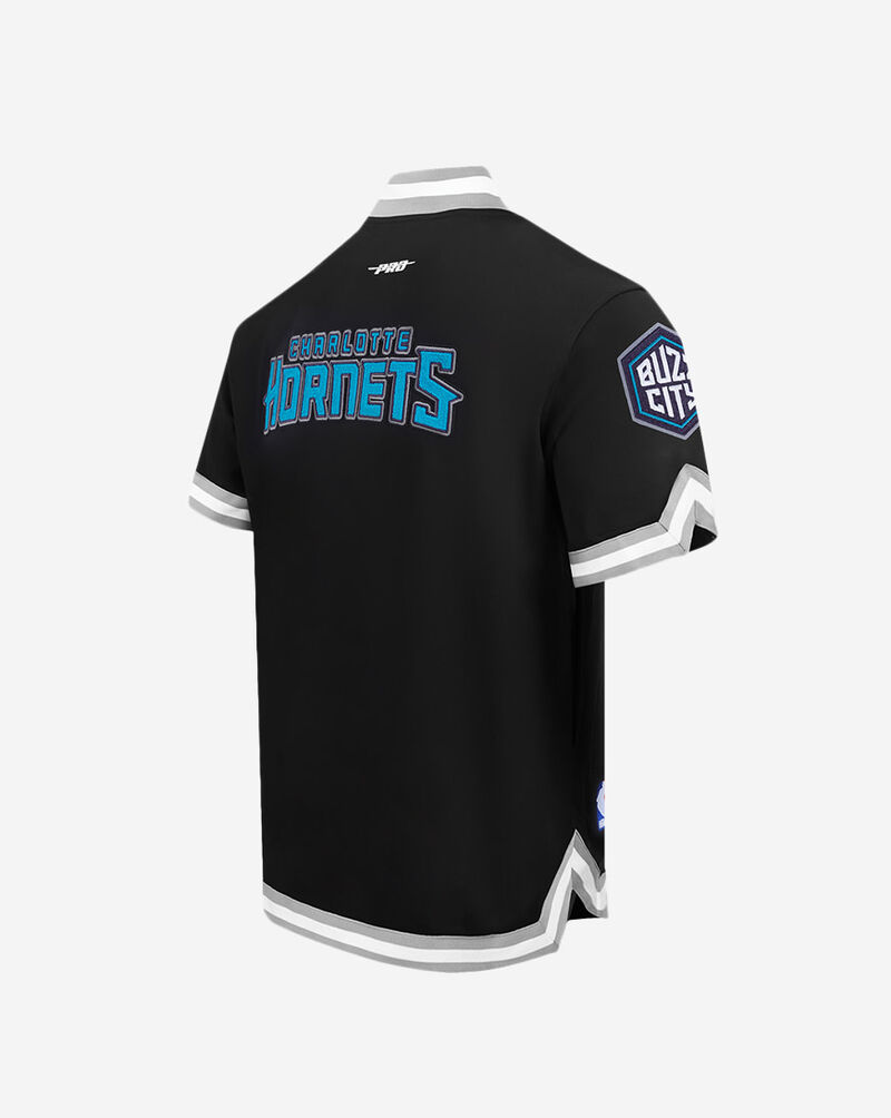 PRO STANDARD Charlotte Hornets Lamelo Ball Pullover #1 Classic Warm Up Jacket BCH1515773-BGY Black 3