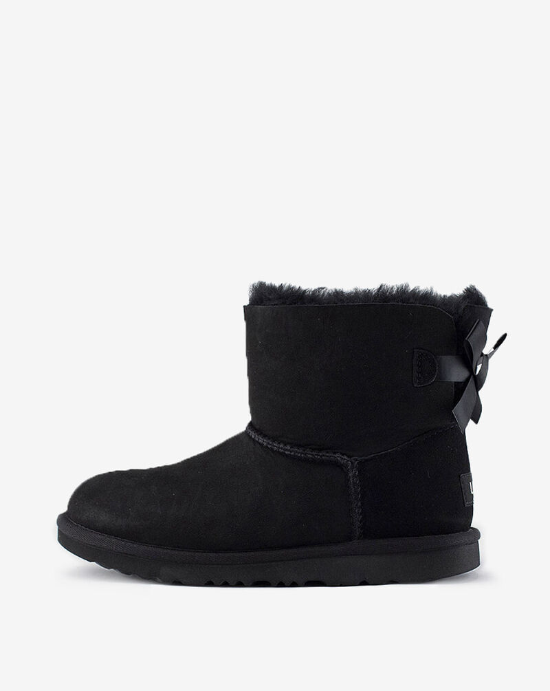 UGG Grade School Mini Bailey Bow II Boots 1017397KBLKJ Black 1