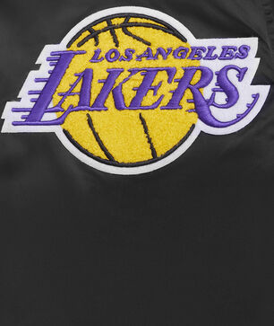Los Angeles Lakers Mash Up Rib Satin Jacket