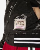 Mitchell  Ness Philadelphia 76ers NBA Sequin Varsity Jacket OJBF6831-P76YYPPPBLCK Black 3