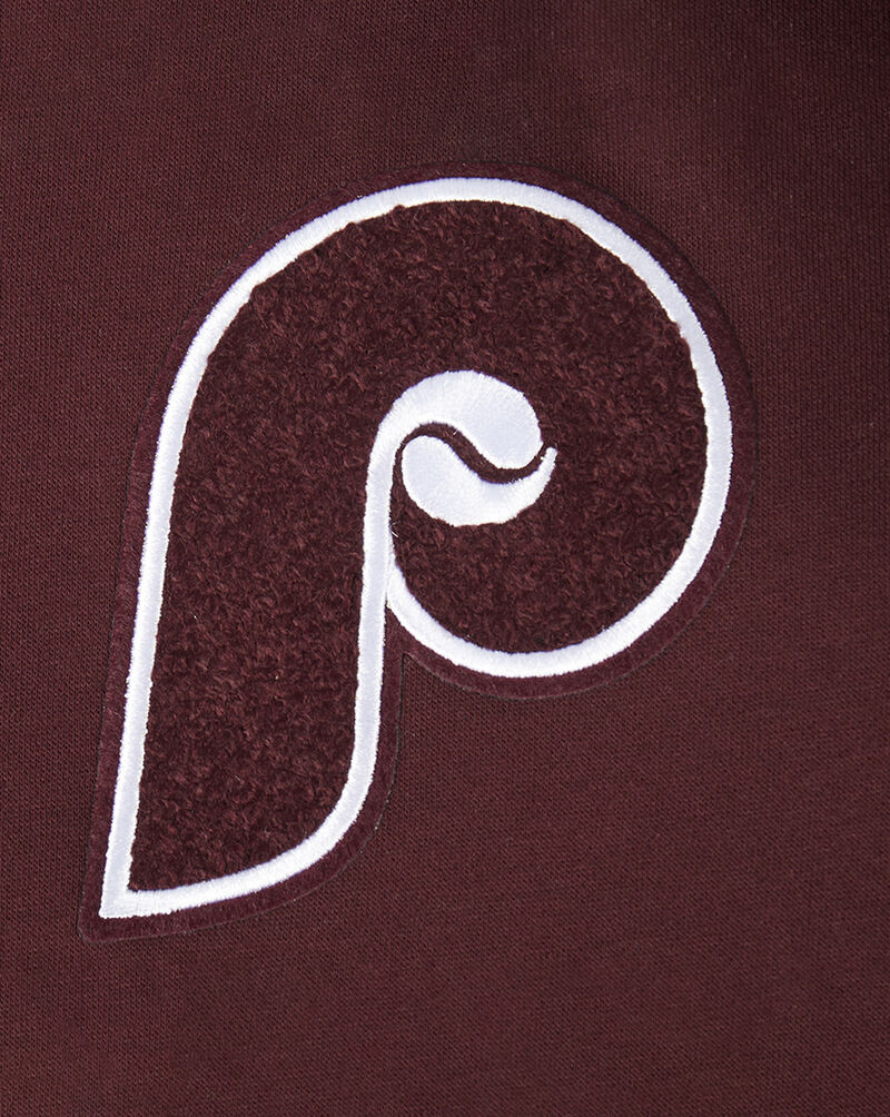 PRO STANDARD Big Boys' Philadelphia Phillies Classic Fleece Full-Zip Hoodie LPHB5315076-WNE Red 4