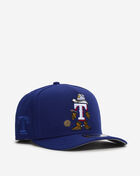 New Era 9Fifty Texas Rangers Cartoon A-Frame Snapback Hat 60800182 Blue 1