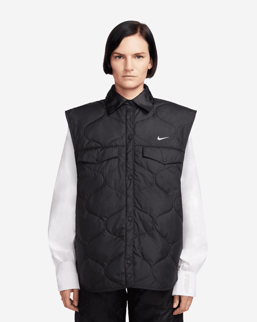 Shop Nike NSW Essential Gilet Vest FB8737 010 black SNIPES USA
