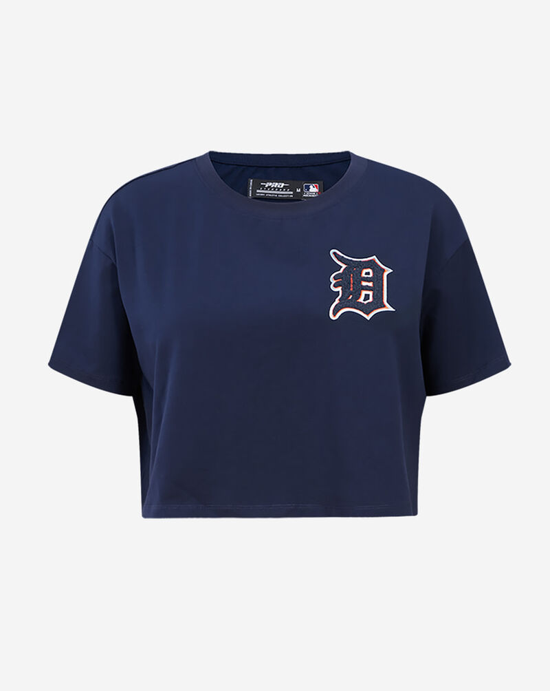 PRO STANDARD Detroit Tigers Short Sleeve Classic Boxy Tee LDTA34391-MDN Blue 1