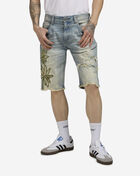 Smoke Rise Tapestry Patch Shorts  JS25123SNZ-BLU Blue 1