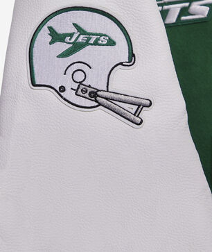 New York Jets Retro Classic Rib Wool Varsity Jacket