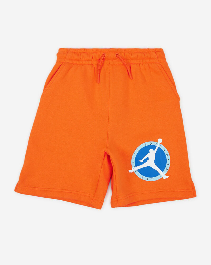 Shop Jordan Grade School Flight MVP Fleece Shorts 95C104N3H orange