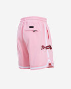 PRO STANDARD Atlanta Braves Classic Chenille Double Knit Short LAB331547-PNK Pink 3