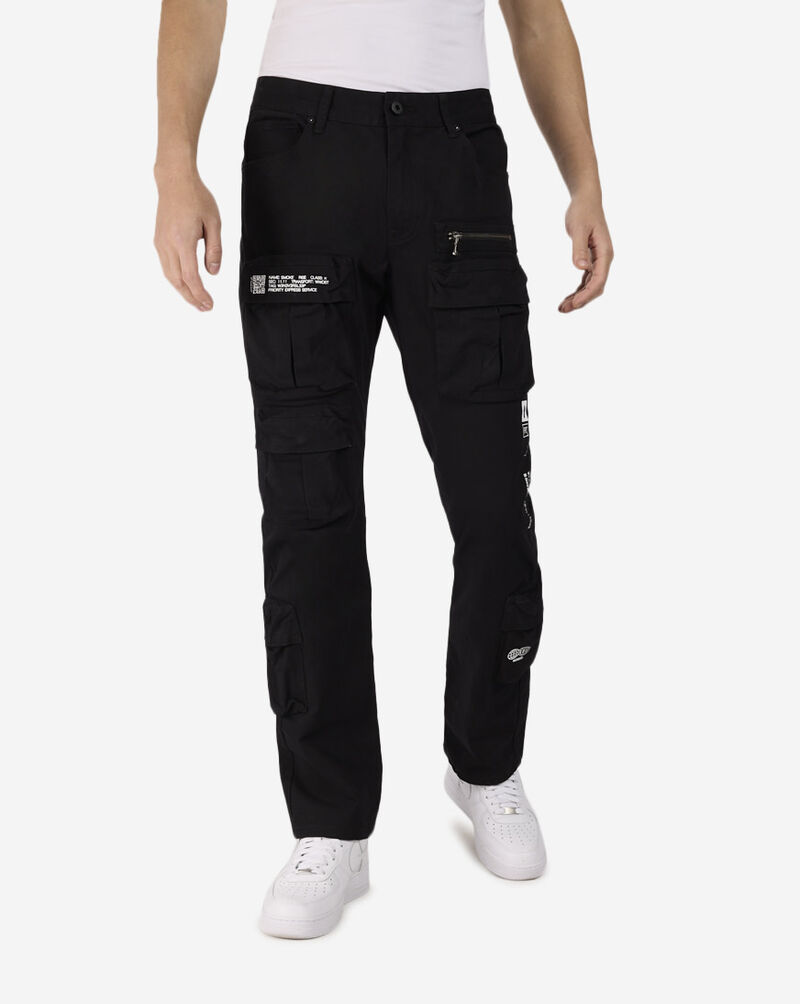 Smoke Rise Utility Pocket Twill Pants JP24137SNZ-BLK Black 1