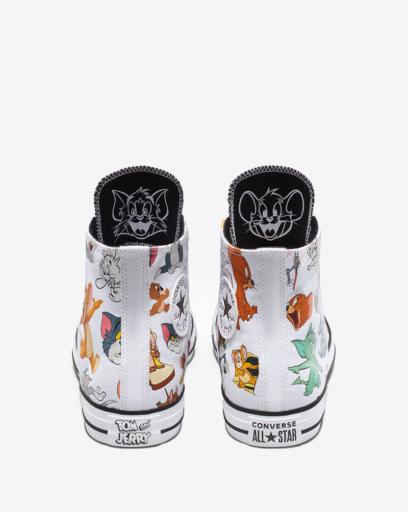 Converse Grade School Tom and Jerry Chuck Taylor All Star HI A15112CJ White 7