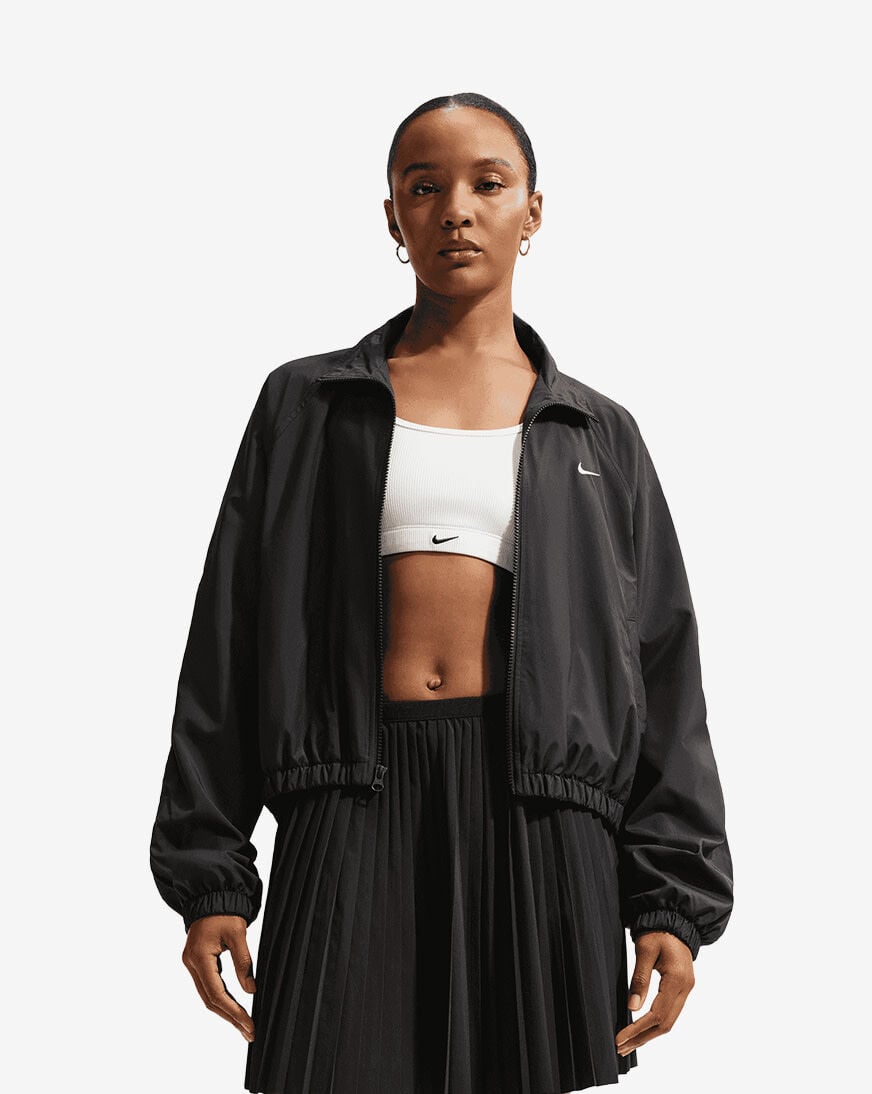Shop Nike NSW Oversized UV Track Jacket IO1473-010 black | SNIPES USA