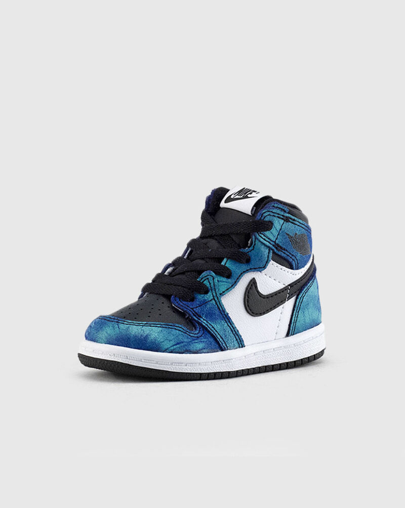 Jordan Toddler Air Jordan 1 High "Tie-Dye" CU0450-100 Black 2