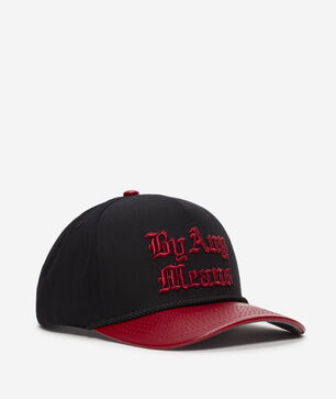 By Any Means Twill Leather Trucker 