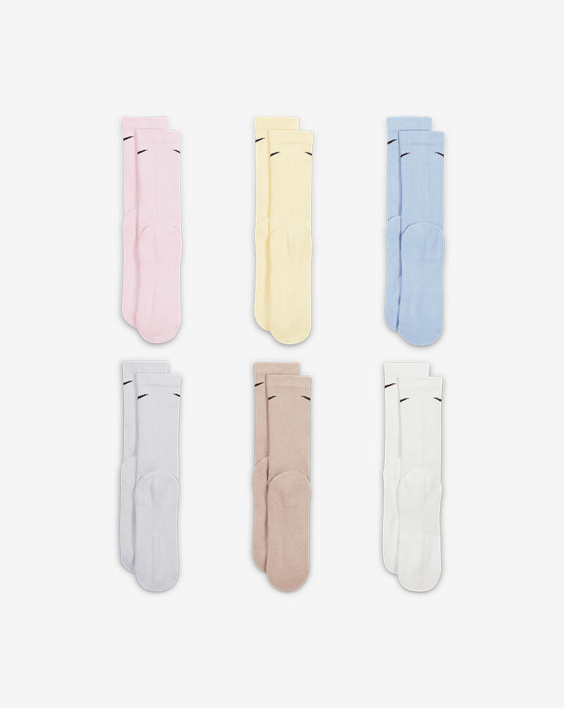 Nike Everyday Plus Cushion 6Pk Crew Socks (M | L) SX6897-906 Multi 4
