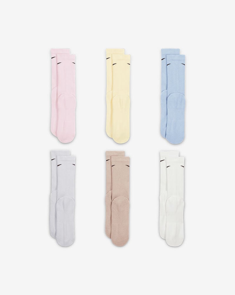 Nike Everyday Plus Cushion 6Pk Crew Socks (M | L) SX6897-906 Multi 4