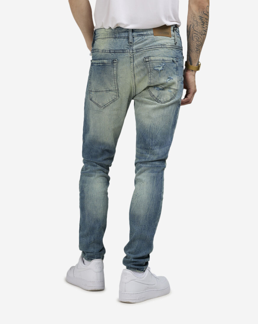 Shop Jordan Craig 5Pkt Rip Repair Jeans JS3208-SIL blue | SNIPES USA