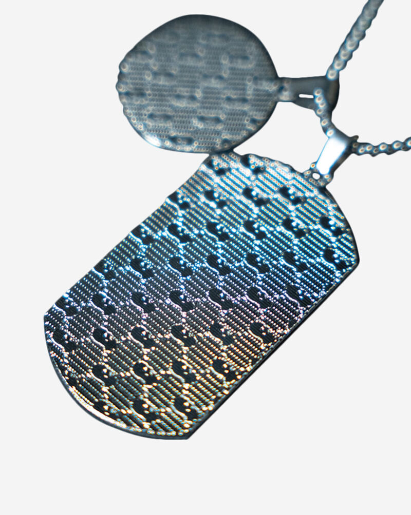 Hasta Muerte MM Angel Muerte Dog Tag and Coin Medallion HM-MMANGELDOGTAG-NECKLACE Multi 2
