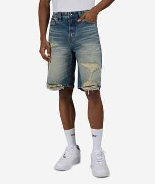 5Pkt Distressed Denim Shorts