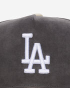 Mitchell  Ness Los Angeles Dodgers Pro Pinch Suede Two Tone Snapback Hat HP16808-LADGREY Grey 2