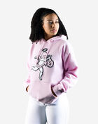 Hasta Muerte Ski Mask Angel Chenille Patch Hoodie  HM-SKIMASKANGEL-HOOD-PINK Pink 2
