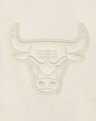 Chicago Bulls Neutral Cropped Fleece Pullover Hoodie