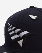 Navy Boy Crown Old School Snapback 