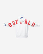 PRO STANDARD Buffalo Bills Wingspam Drop Shoulder Pull Over Hoodie FBB5410472-WHT White 3