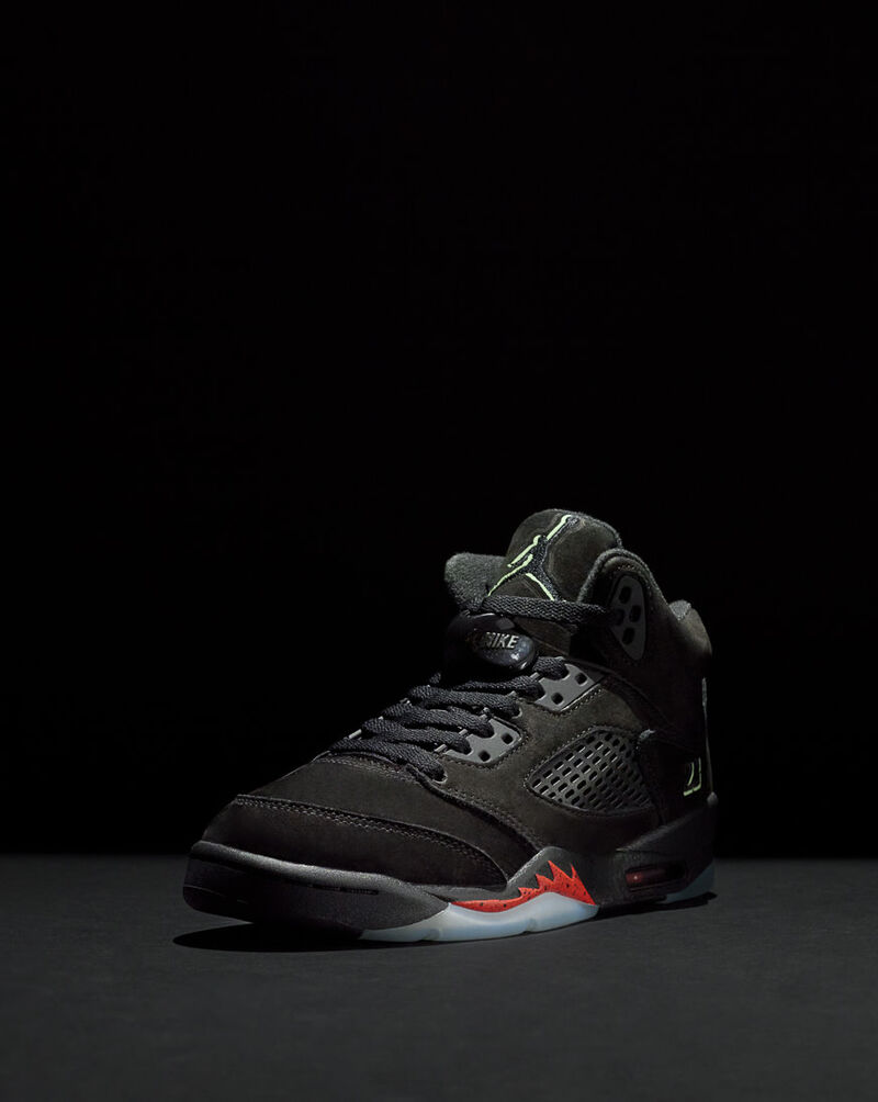 Jordan Little Kids' Air Jordan 5 Retro "Halloween" HQ7979-001 Black 2