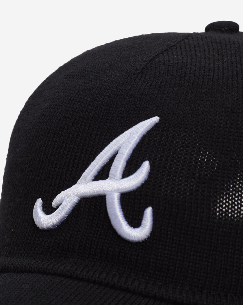 New Era 9Twenty Atlanta Braves Merino Wool Energy Adjustable Hat 60763848 Black 2