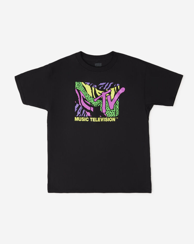 Graphic Tees Grade School MTV Animal Tee MTV527 Black 1