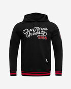PRO STANDARD Clark Atlanta University Vintage Varsity Rib Fleece Pull Over Hoodie CCK571724-BRK Black 1