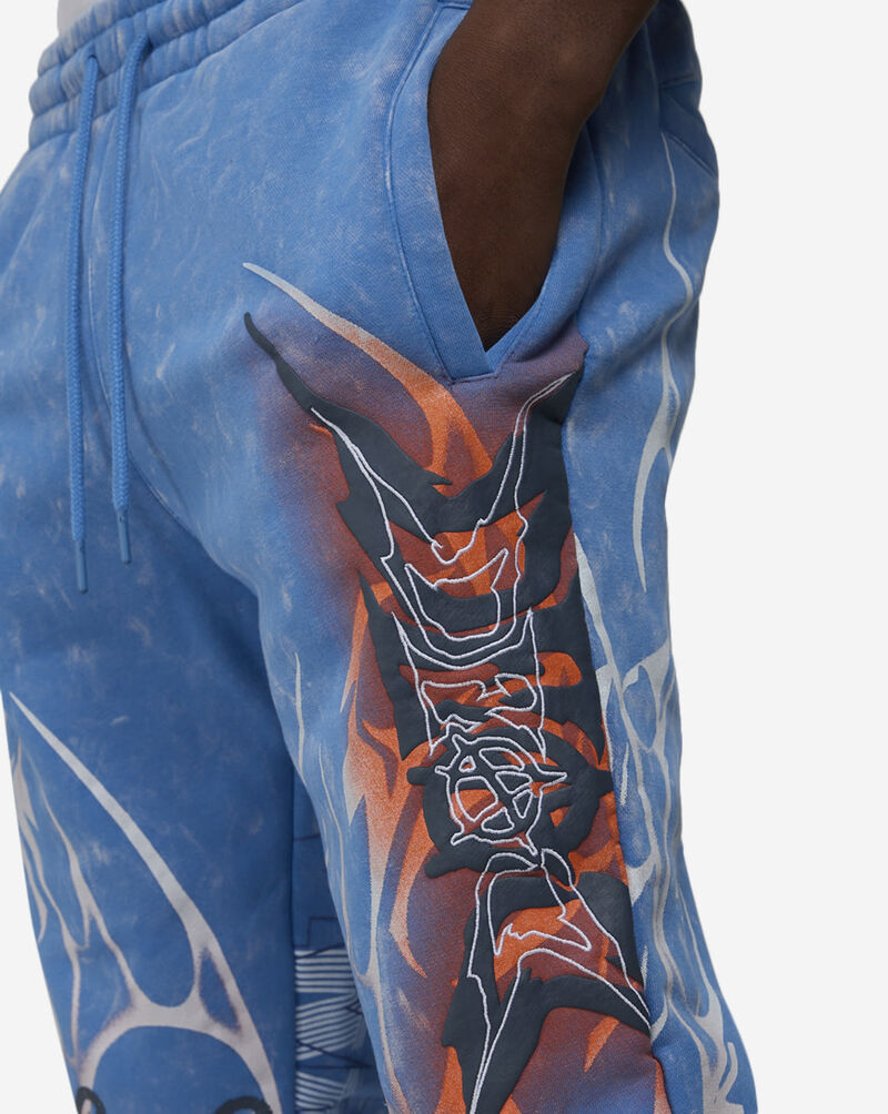 Dystopian Tribal Print Stack Pant