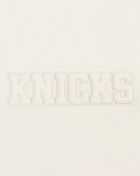 New York Knicks Neutral Cropped Pullover Hoodie