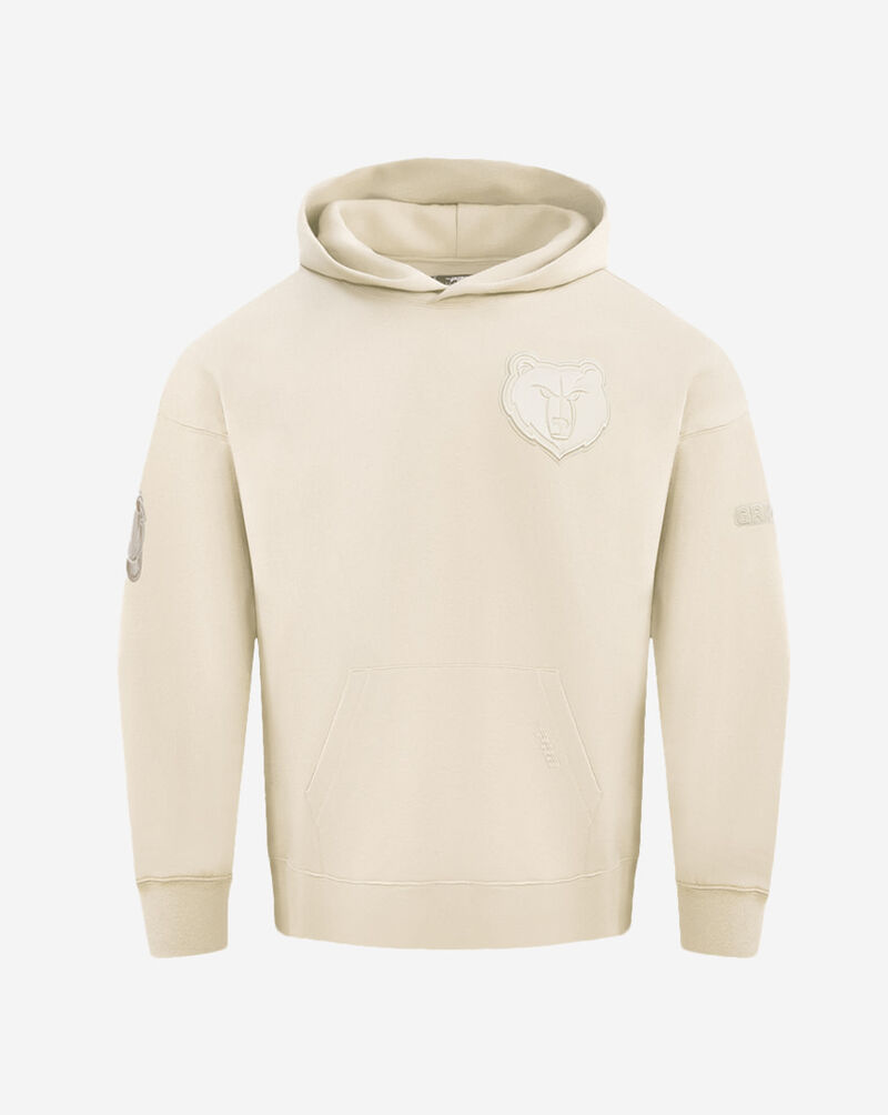 PRO STANDARD Memphis Grizzlies Neutral Drop Shoulder Fleece Pullover Hoodie BMG558746-EGG cream 1