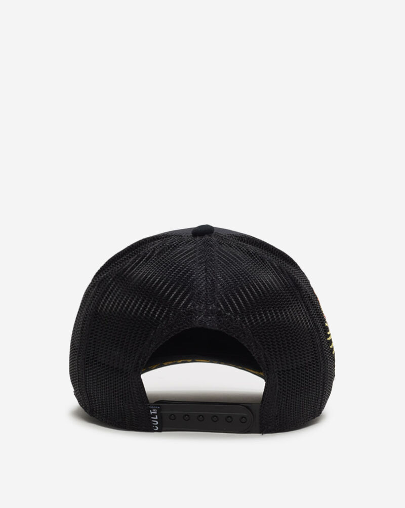 Cult of Individuality Sacred Heart Mesh Back Trucker Hat 626BS-CHS06B Black 3