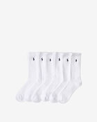Polo Ralph Lauren Sport Crew 6Pk Socks (L) 821480PKZ3-100 Multi 1
